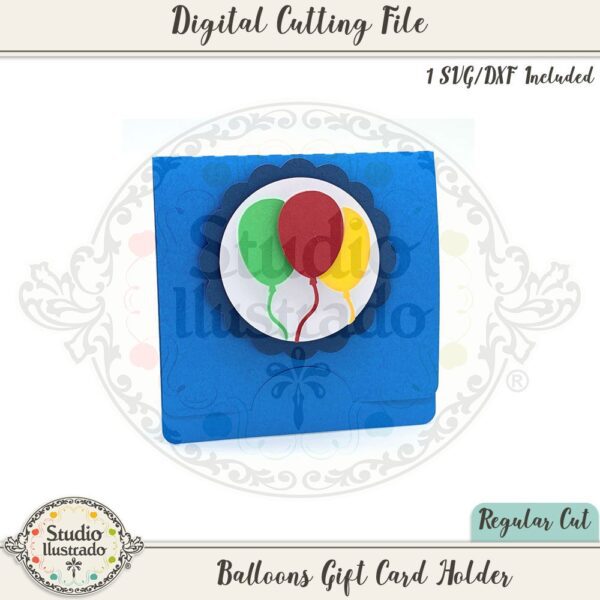 Balloons Gift Card Holder