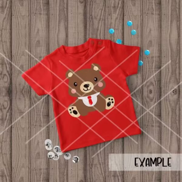 Bear and Baby Bib Tie - Image 2