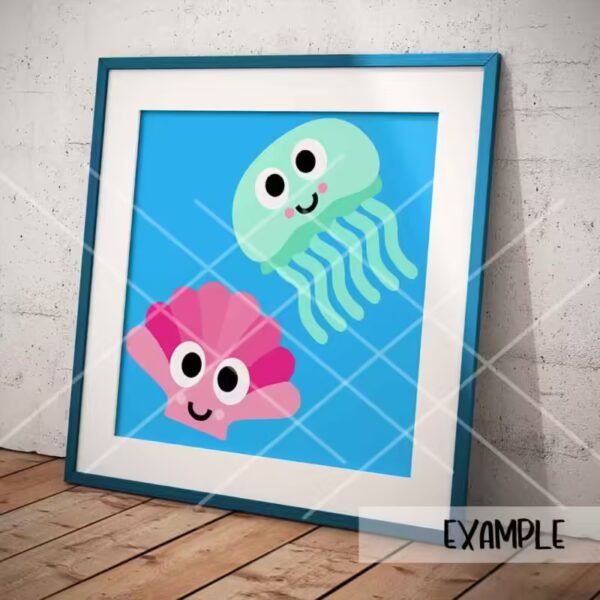 Jellyfish and Seashell - Image 3