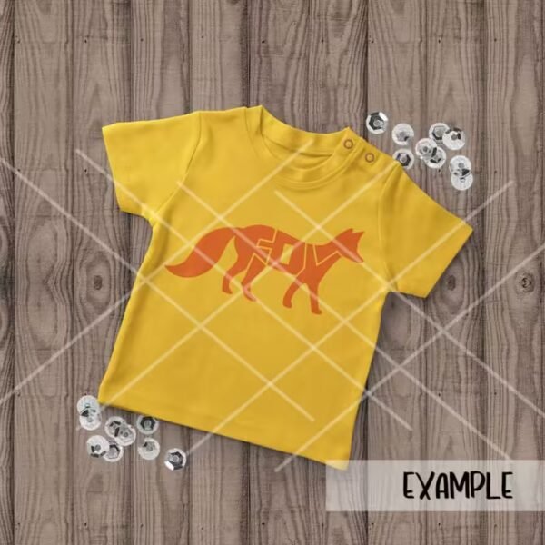 Fox Letters Silhouette - Image 2