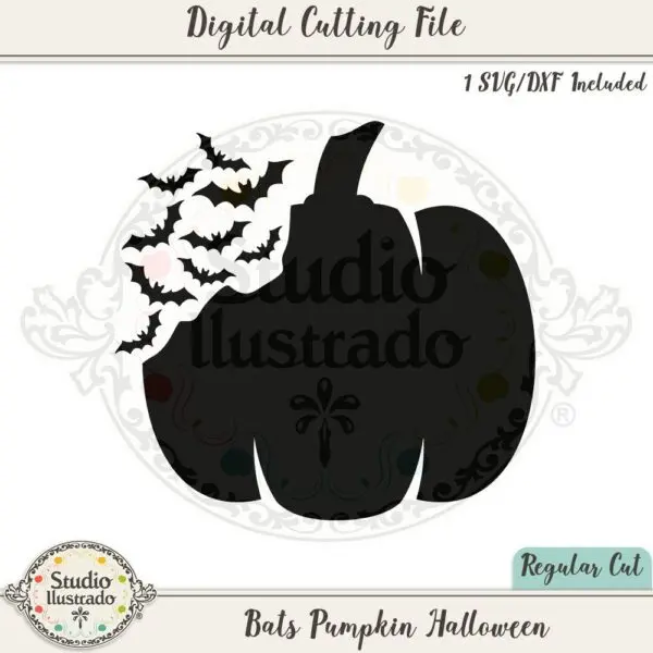 Bats Pumpkin Halloween