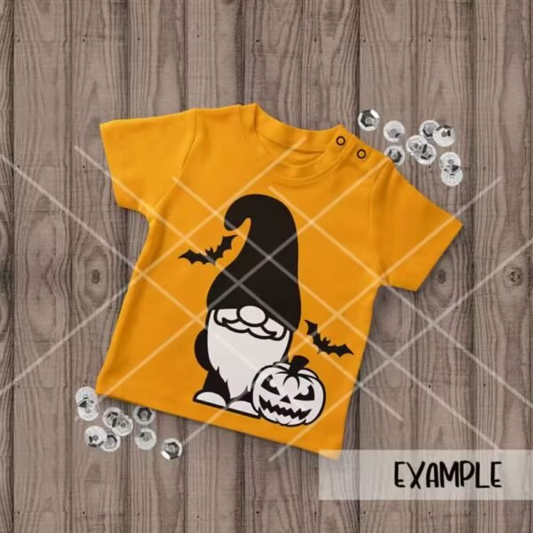 Gnome and Halloween Pumpkin - Image 2