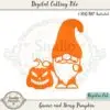 Gnome and Scary Pumpkin