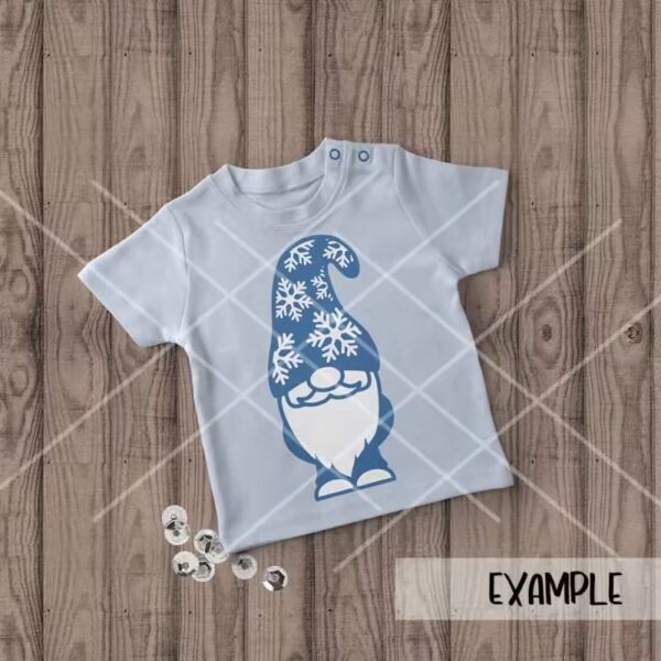 Gnome with Snowflakes Hat - Image 2