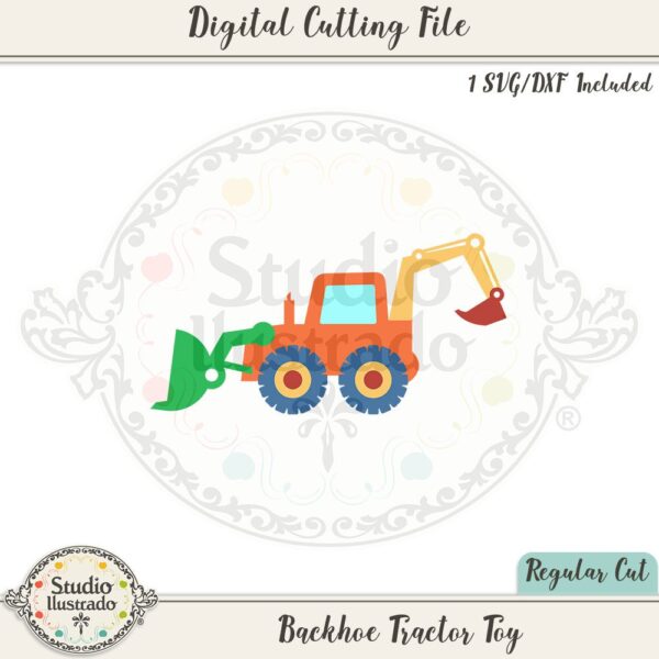 SI Backhoe Tractor Toy 2021 scaled