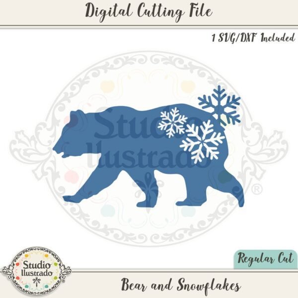 Bear and Snowflakes