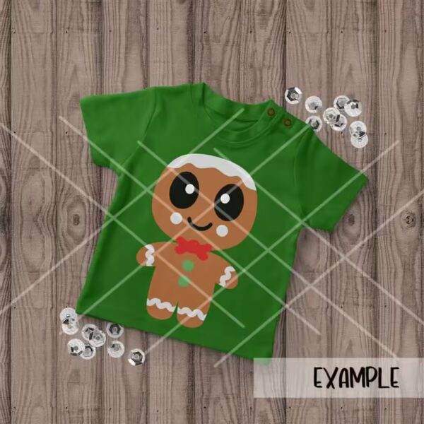 SI Cute Gingerbread Man mock