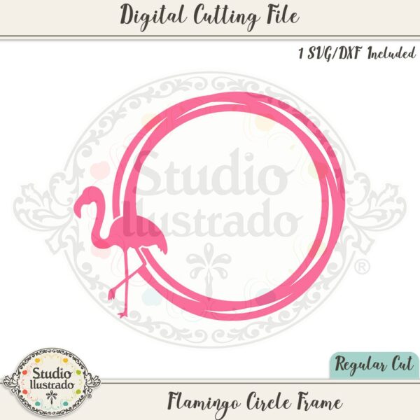 Flamingo Circle Frame