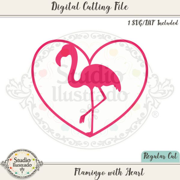 SI Flamingo with Heart 2021