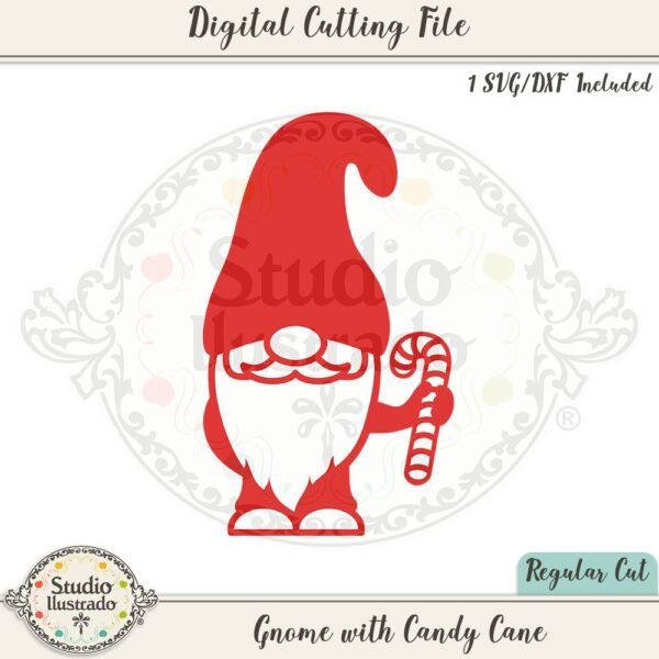 Gnome with Candy Cane