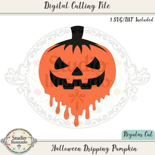 Halloween Dripping Pumpkin