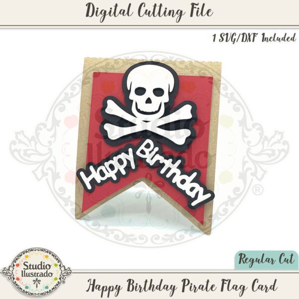 SI Happy Birthday Pirate Flag Card 2021 scaled