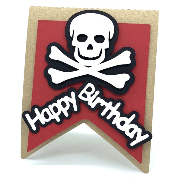 SI Happy Birthday Pirate Flag Card scaled