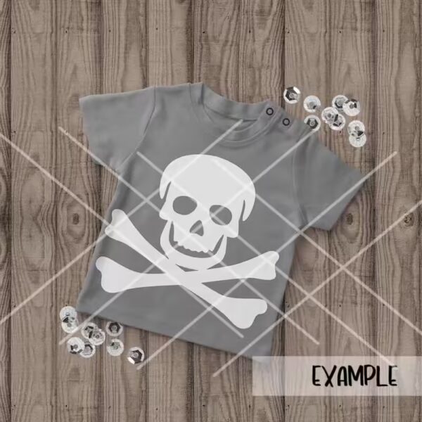 SI Happy Birthday Pirate Flag Card mock