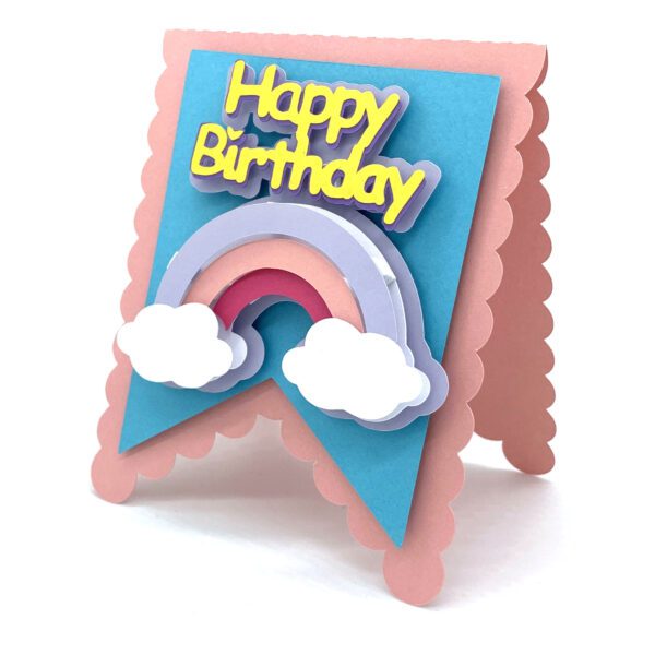 SI Happy Birthday Rainbow Flag Card 4