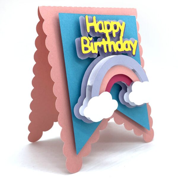 SI Happy Birthday Rainbow Flag Card 5