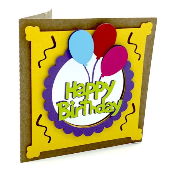 SI Happy Birthday Square Card