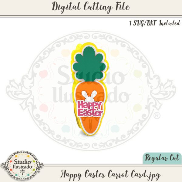 SI Happy Easter Carrot Card 2021