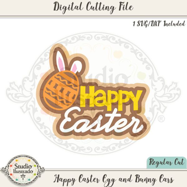 SI Happy Easter Egg and Bunny Ears 2021