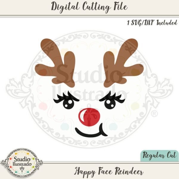 Happy Face Reindeer