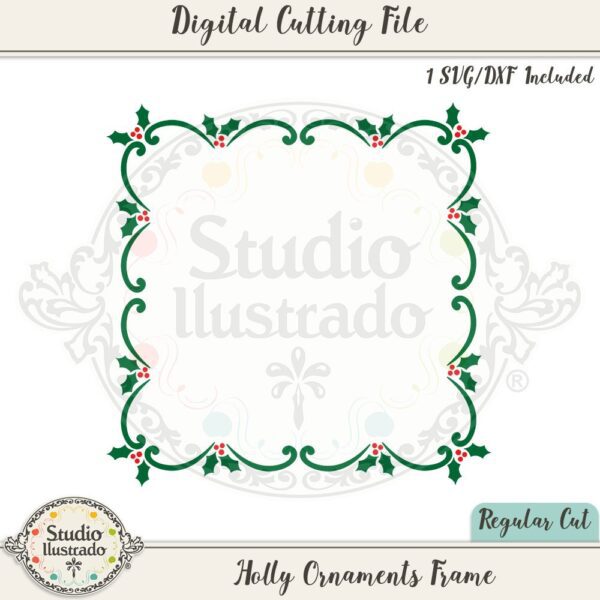 SI Holly Ornaments Frame 2020 scaled