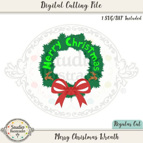 Merry Christmas Wreath