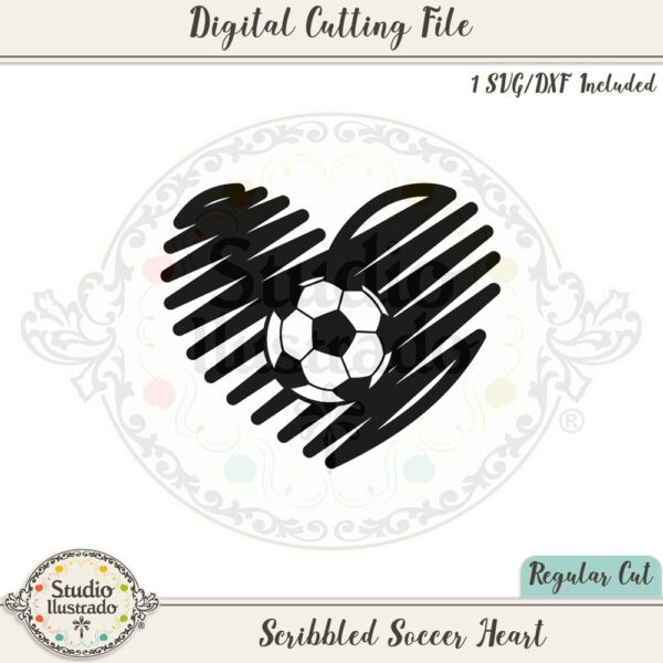 SI Scribbled Soccer Heart 2021