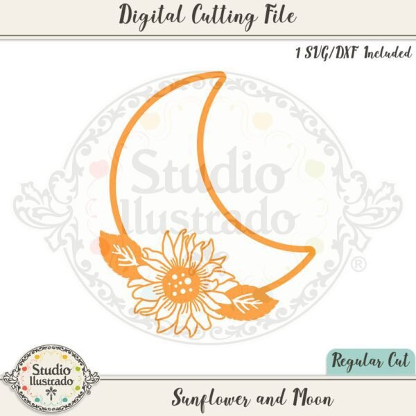 Sunflower and Moon