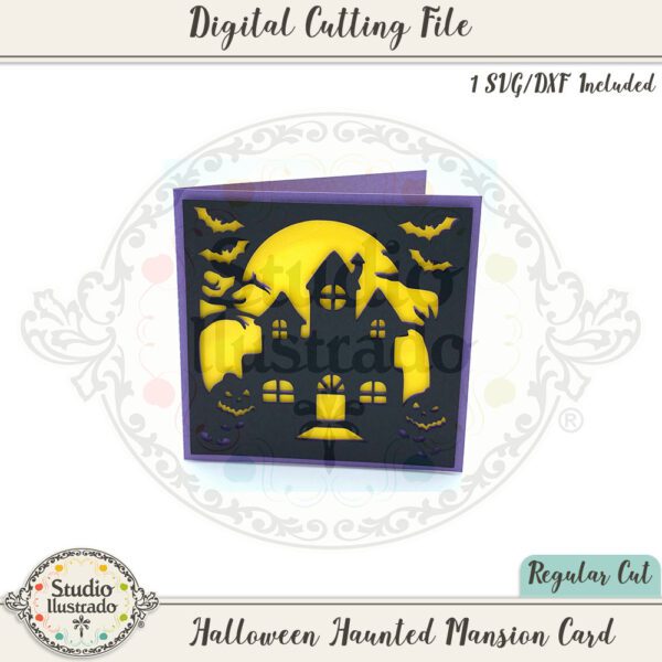 SI Halloween Haunted Mansion Card 2021