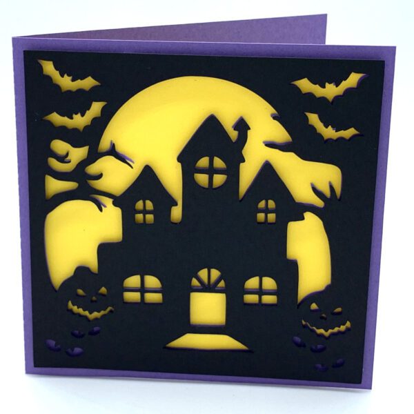 SI Halloween Haunted Mansion Card