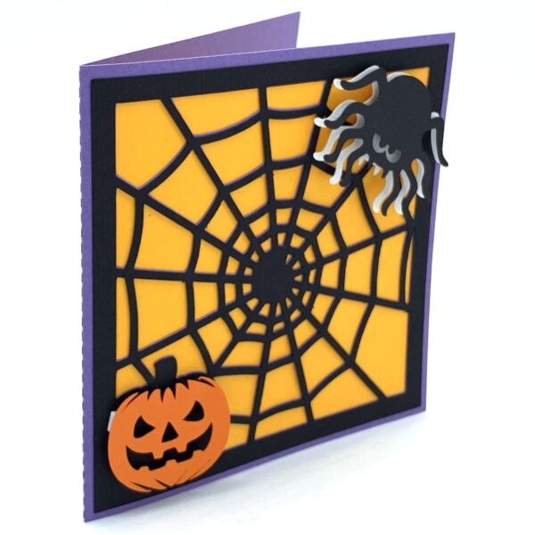 Halloween Spider and Web Card - Image 3