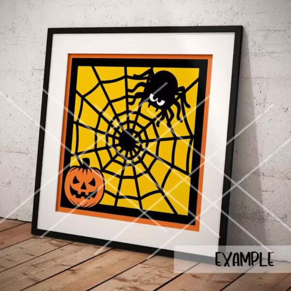 Halloween Spider and Web Card - Image 4