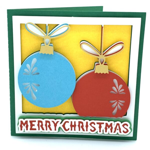 Merry Christmas Ornaments Card - Image 3