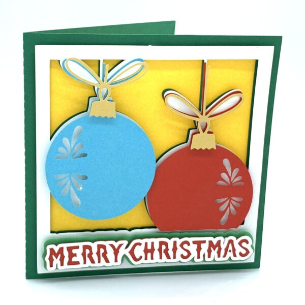 Merry Christmas Ornaments Card - Image 2