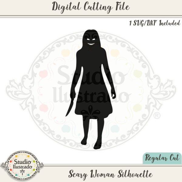 Scary Woman Silhouette