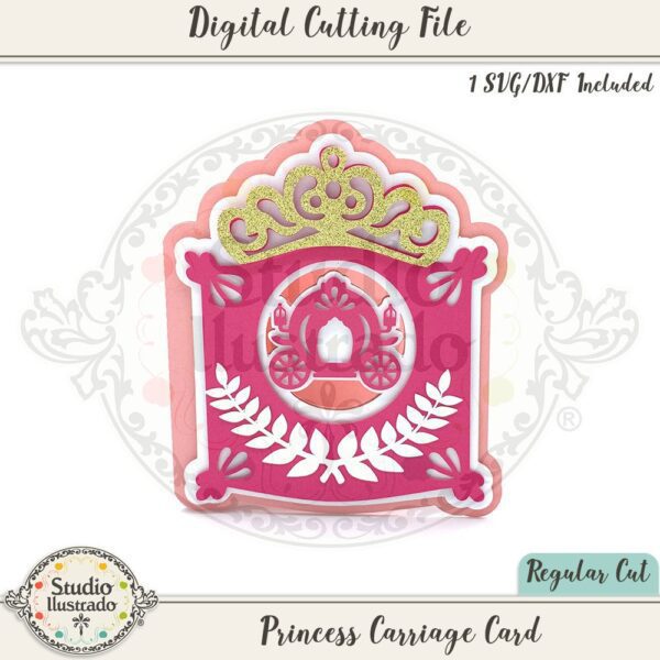 Princess Carriage Card