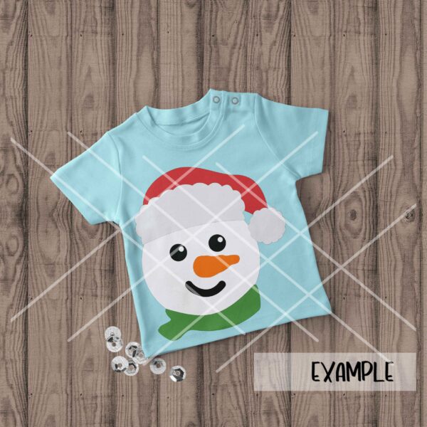 Snowman Face Card - Image 5