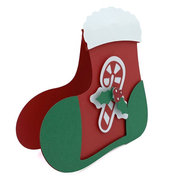 Christmas Sock Card - Image 2