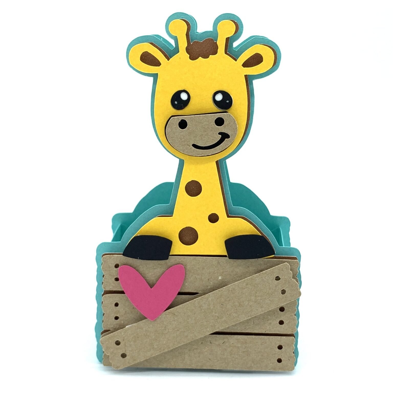 Box File Giraffe Giraffe in the Box - 3D - Arquivos de Recorte | Studio Ilust