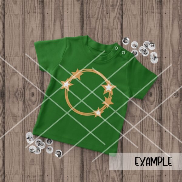 New Year Circle Stars Frame - Imagem 2