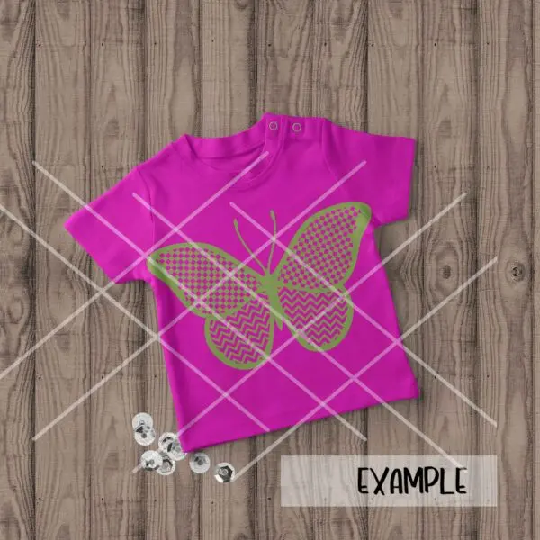 Checkered Butterfly and Chevron - Image 2