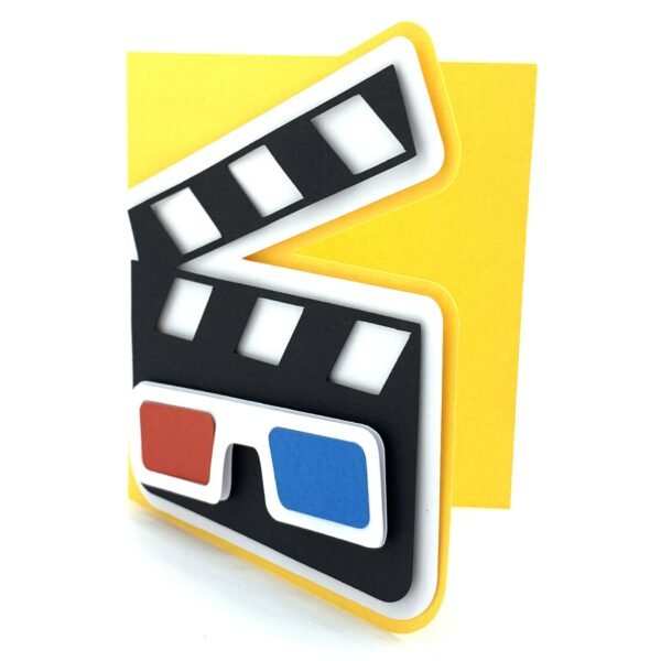 Clapperboard and Glasses Card - Image 4