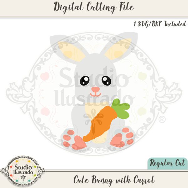 SI Cute Bunny with Carrot 2022