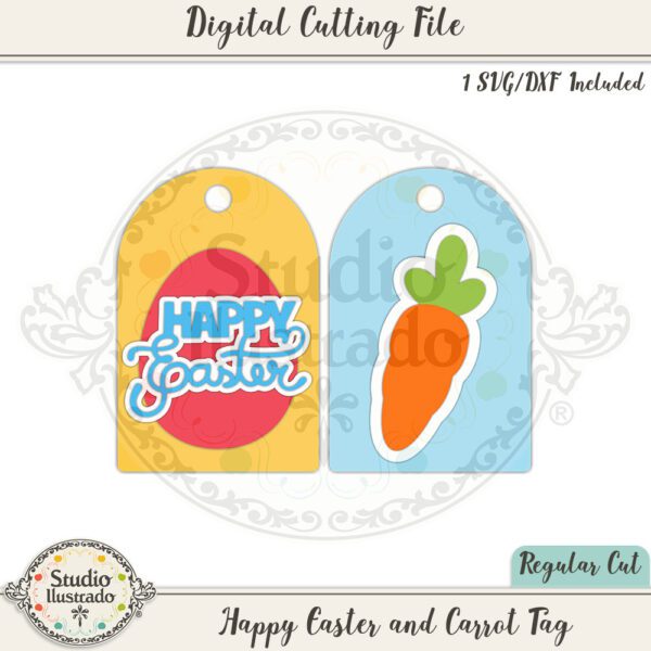 SI Happy Easter and Carrot Tag 2022