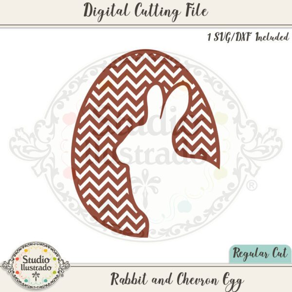 Rabbit and Chevron Egg