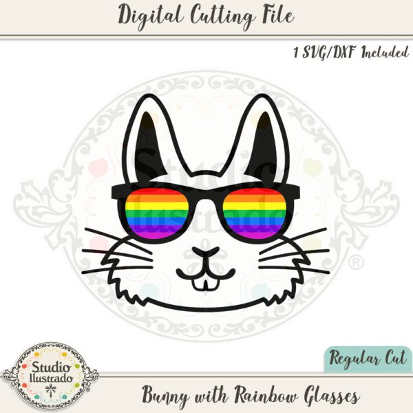 SI Bunny with Rainbow Glasses 2022