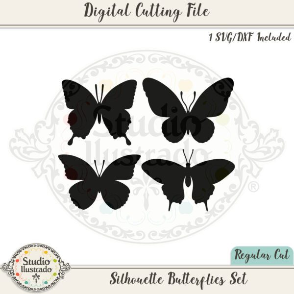 SI Silhouette Butterflies Set 2022