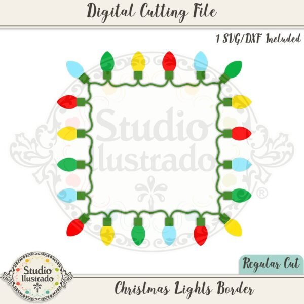 Christmas Lights Border