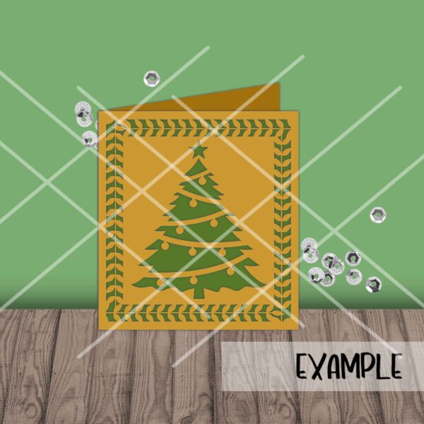 Christmas Pine Tree Card - Image 2