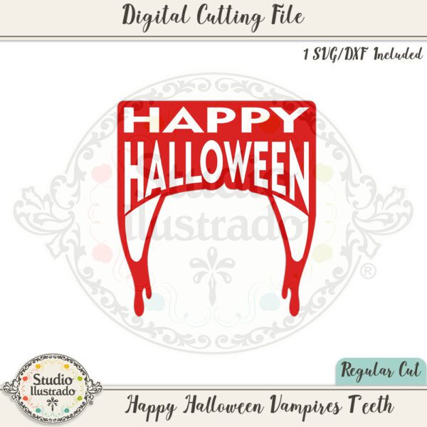 SI Happy Halloween Vampires Teeth 2022